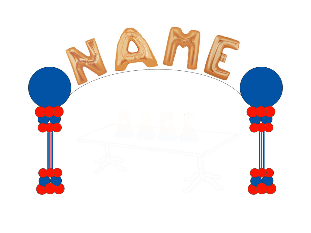 Name Balloon Arch - USA Party Store