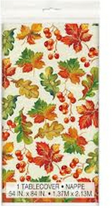 Berries & Leaves Tablecloth 54 x 84 inches