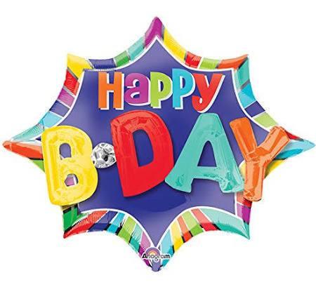 Bday Mylar Supershape 3d USA Party Store