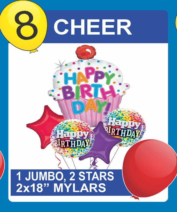 Balloon Bouquet Package - Cheer USA Party Store