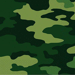 Camouflage Luncheon Napkins, - USA Party Store