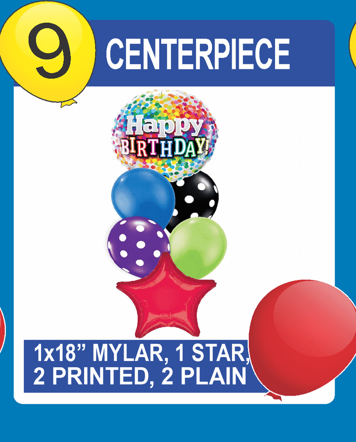 Balloon Bouquet Package - Centerpiece USA Party Store