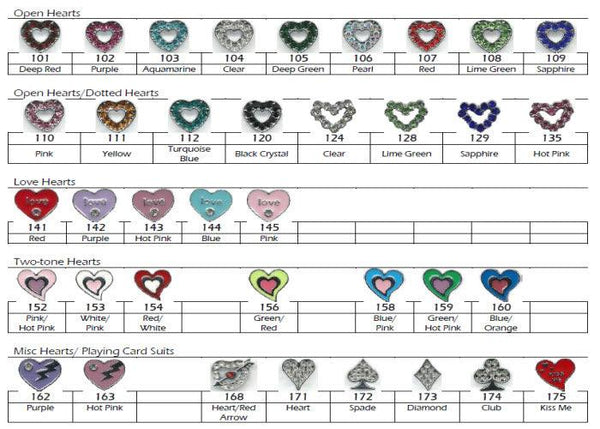 Charms - Hearts USA Party Store