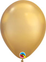 11" inflated Chrome Latex Balloons - (Optional Hi-Float to last 2 to 3 days) - USA Party Store