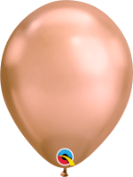 11" inflated Chrome Latex Balloons - (Optional Hi-Float to last 2 to 3 days) USA Party Store