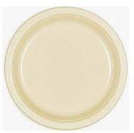 9 Inch - Lunch Plastic Plates - 20 Counts Amscan