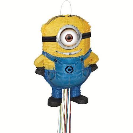 Despicable Me Pinata - Minion Stuart Pull String Unique