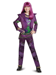 Disguise Mal Deluxe Descendants 2 Costume, Purple - USA Party Store