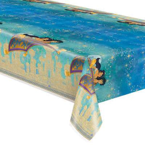 Disney Aladdin Rectangular Plastic Table Cover 54"x84" - USA Party Store