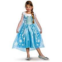 Disney's Frozen Elsa Deluxe Girl's Costume - USA Party Store