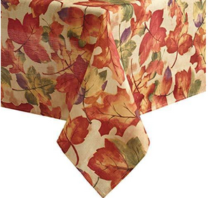 Fall Leaves Tablecloth  54 x 84 in
