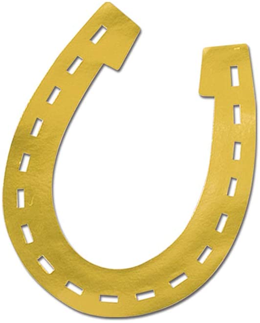 Foil Horseshoe Silhouette Beistle