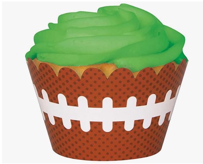 Football Cupcake Wrapper Unique