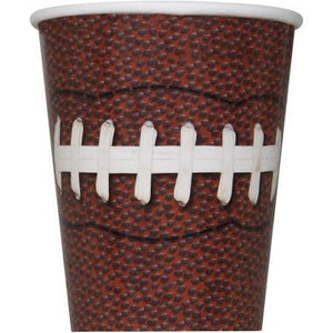 Football Party 9oz Cups 8 Count - USA Party Store