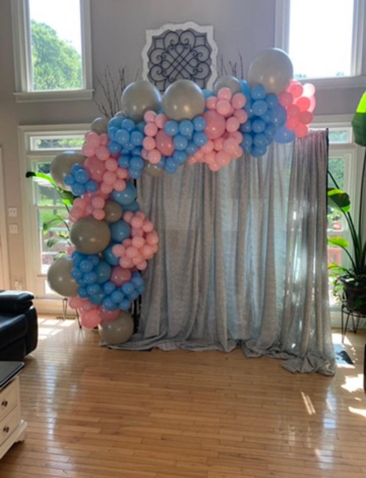 12ft Organic Balloon Arch - Balloon Garland USA Party Store