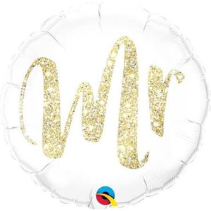 Glitter Gold Foil Balloon - USA Party Store