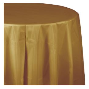 Plastic Round Table Cover - USA Party Store