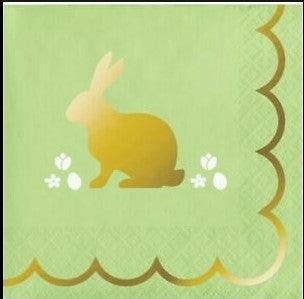 Golden Easter Beverage Napkins Creative Converting