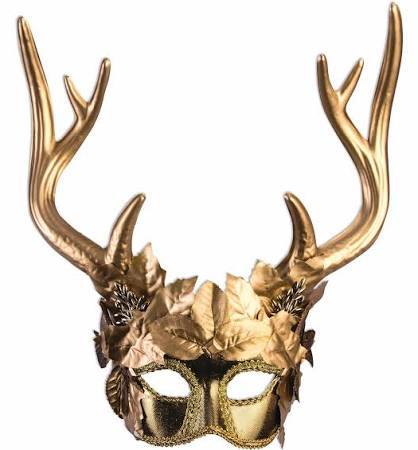 Golden Faun Mask USA Party Store