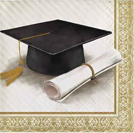 Classic Graduation Beverage Napkins Creative Converting