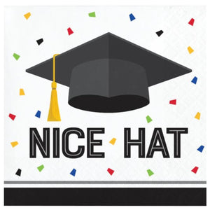 Graduation Fun Nice Hat Lunch Napkin