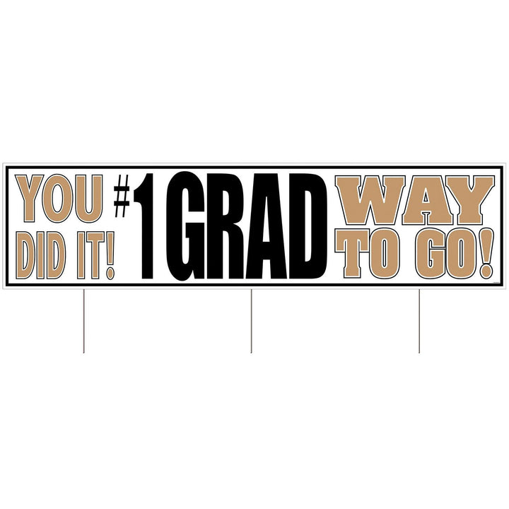 Jumbo Grad Yard Sign beistle