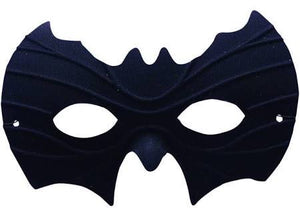 Halloween Half Mask - Bat, Black - USA Party Store