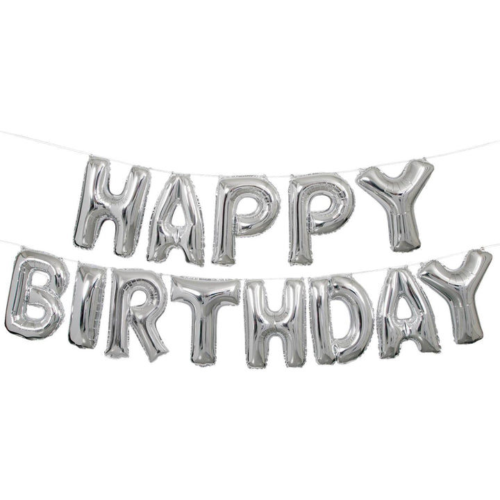 Foil Happy Birthday Letter Balloon Banner Party Supply USA