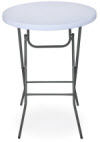 Rental - Highboy & Cocktail Table - 32" Round 43" Height Lightweight Plastic Folding Bar Table  ***Pick up or Delivery only*** - USA Party Store