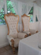 Rental King/Queen Throne Chair- must call the store to schedule and confirm this rental