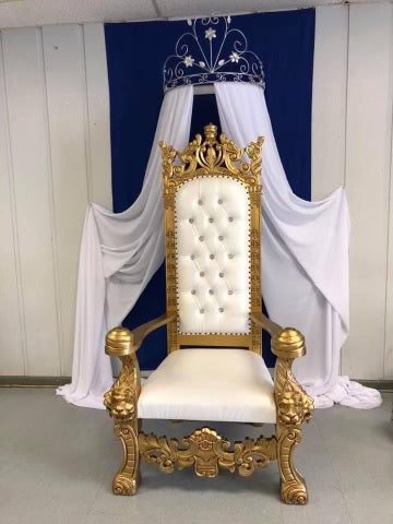 King & Queen Throne Chairs, Just - Event Rentals, Inc