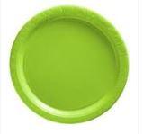 Solid Color 9" Lunch Plates Amscan