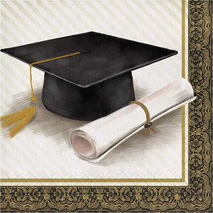 Classic Graduation Lunch Napkins - USA Party Store