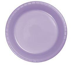 9 Inch - Lunch Plastic Plates - 20 Counts Amscan