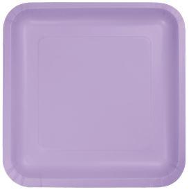 Square Paper Dinner Plates 20 Ct Unique