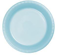 9 Inch - Lunch Plastic Plates - 20 Counts - USA Party Store