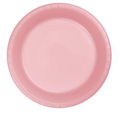 9 Inch - Lunch Plastic Plates - 20 Counts - USA Party Store