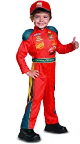 Disney PIXAR's Cars Lightning Mcqueen Classic Toddler Costume Disguise