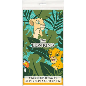 Lion King Plastic Tablecover - USA Party Store