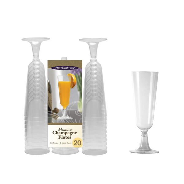 5.5 OZ. 2 PC. MIMOSA FLUTES – CLEAR 20 CT. Northwest