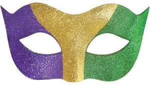 Mask Mardi Gras Glitter - USA Party Store