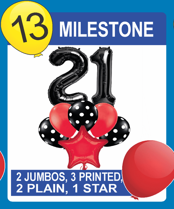 Milestone Balloon Bouquet Package USA Party Store