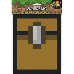 Minecraft Loot Bags - 8 Counts - USA Party Store
