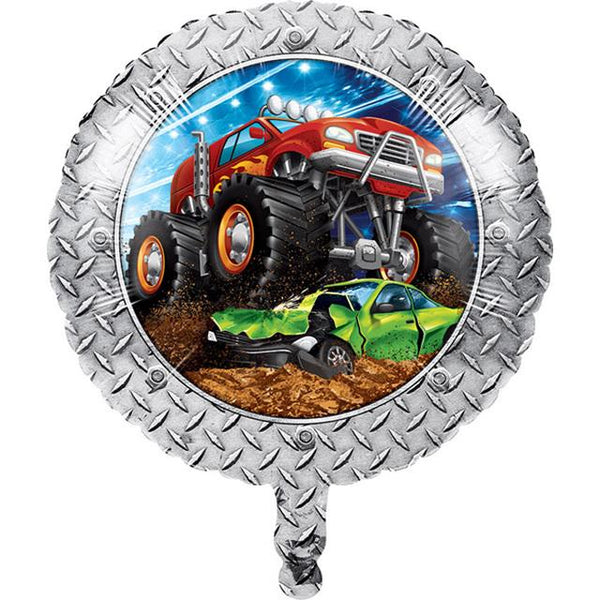 MONSTER TRUCK RALLY METALLIC BALLOON 18" Creative Converting