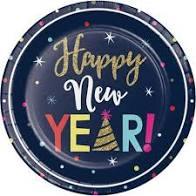 New Year's Countdown 9" Plate Creative Converting