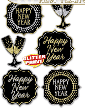 New Year's Cutout Decor Beistle