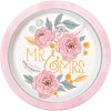 Painted Floral Bridal 9" Plate Unique