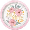 Painted Floral Bridal 9" Plate