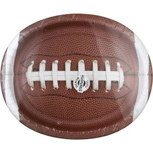 Paper Art Sturdy Style Paper Plates, Touchdown Time - 8 plates - USA Party Store