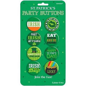 St Patrick's Day Party Buttons